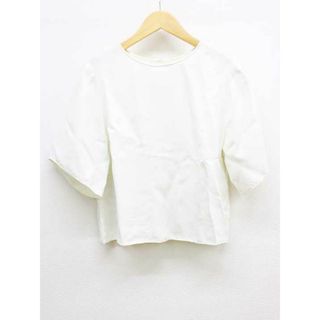 Plage - 【春夏物 新入荷】‡Plage/プラージュ‡2023年製/フィブリルサテンTeeブラウス/半袖 アイボリー レディース  【中古】春夏  614042