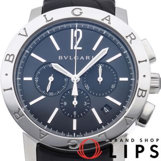 ブルガリ(BVLGARI)のブルガリ ブルガリ ブルガリ ウォッチ 41mm クロノグラフ Bvlgari Bvlgari 41mm Chronograph BB41SCH/BB41BSLDCH 箱 保証書 SS/革 メンズ時計 ブラック 美品 【新品】(その他)