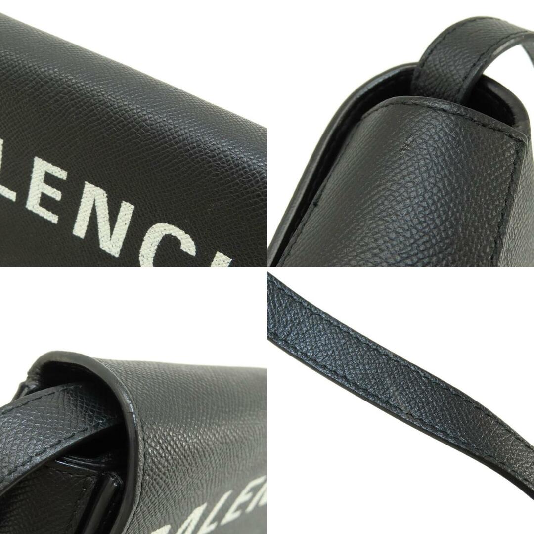 Balenciaga(バレンシアガ)のBALENCIAGA ロゴ ショルダーバッグ レザー レディース レディースのバッグ(ショルダーバッグ)の商品写真