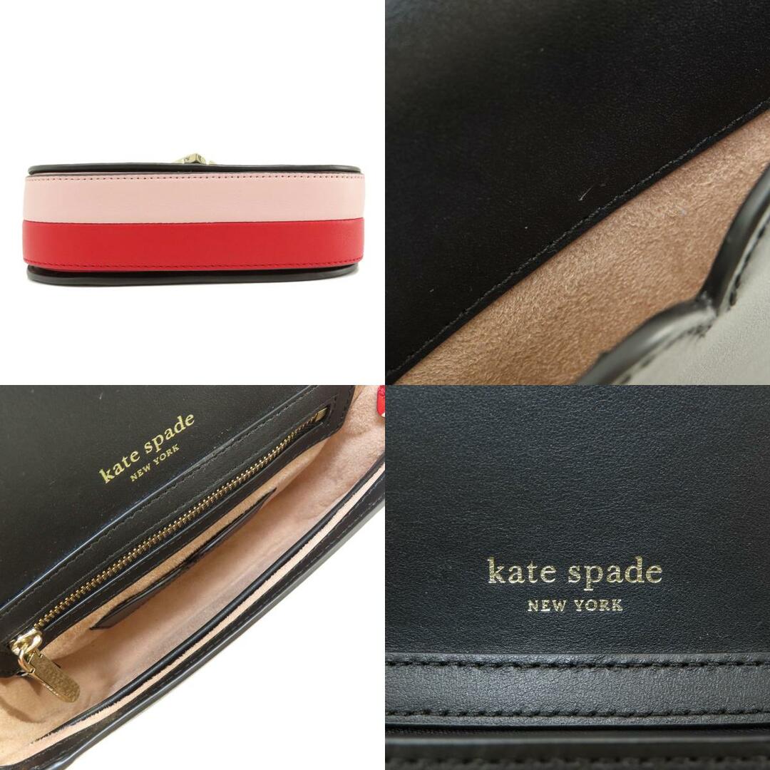 kate spade new york(ケイトスペードニューヨーク)のkate spade ロゴ金具 ショルダーバッグ レザー レディース レディースのバッグ(ショルダーバッグ)の商品写真