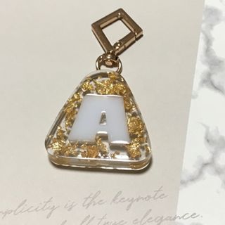 イニシャルキーホルダー『Ａ』 金箔(キーホルダー)