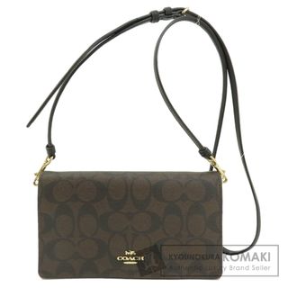 コーチ(COACH)のCOACH 3036 ショルダーウォレット シグネチャー 長財布（小銭入れあり） PVC レディース(財布)