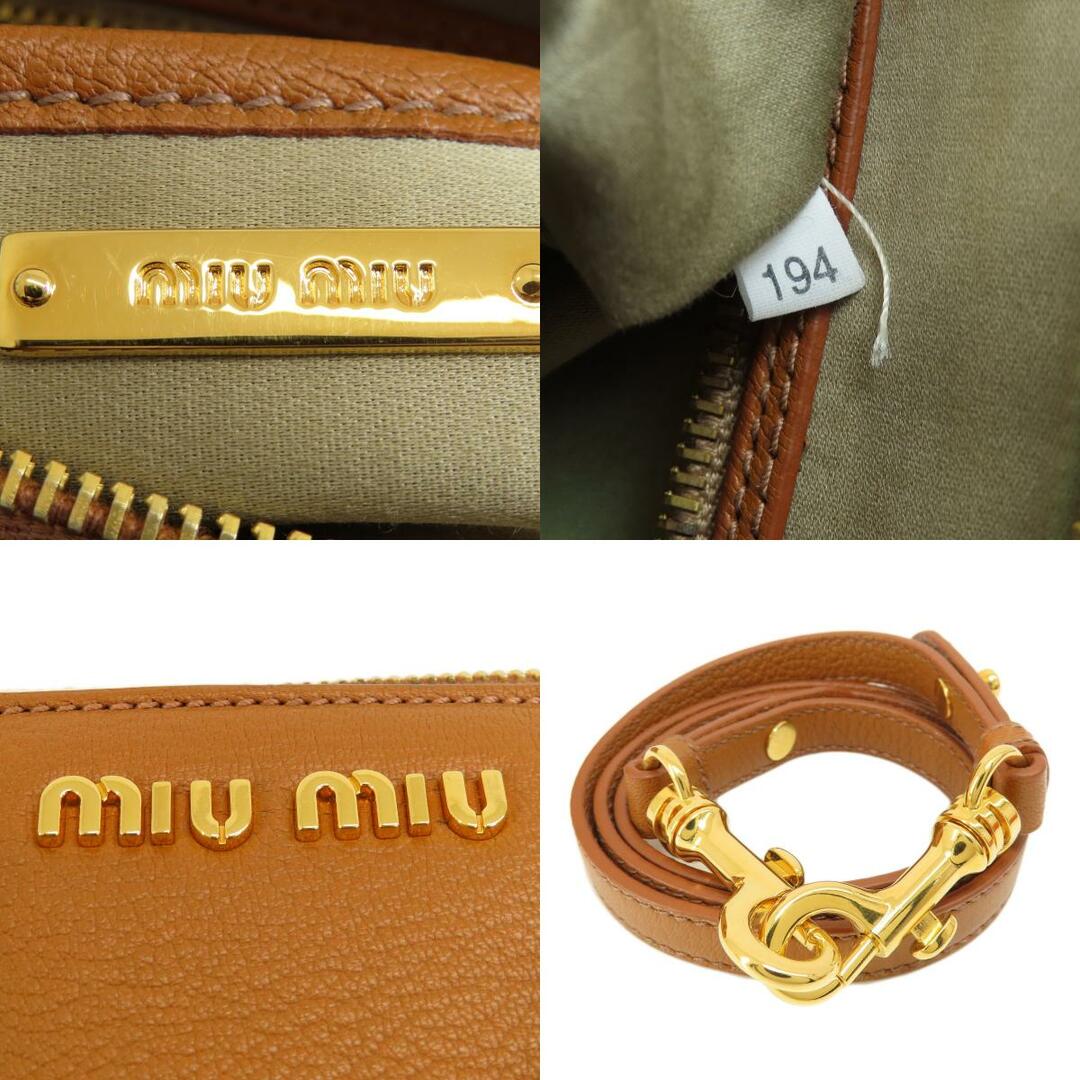 miumiu(ミュウミュウ)のMIUMIU マドラス 2WAY ハンドバッグ レザー レディース レディースのバッグ(ハンドバッグ)の商品写真