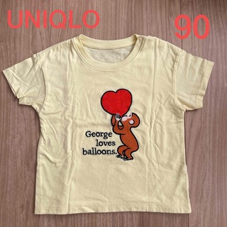 UNIQLO - UNIQLO  キッズ　おさるのジョージ　Tシャツ　90