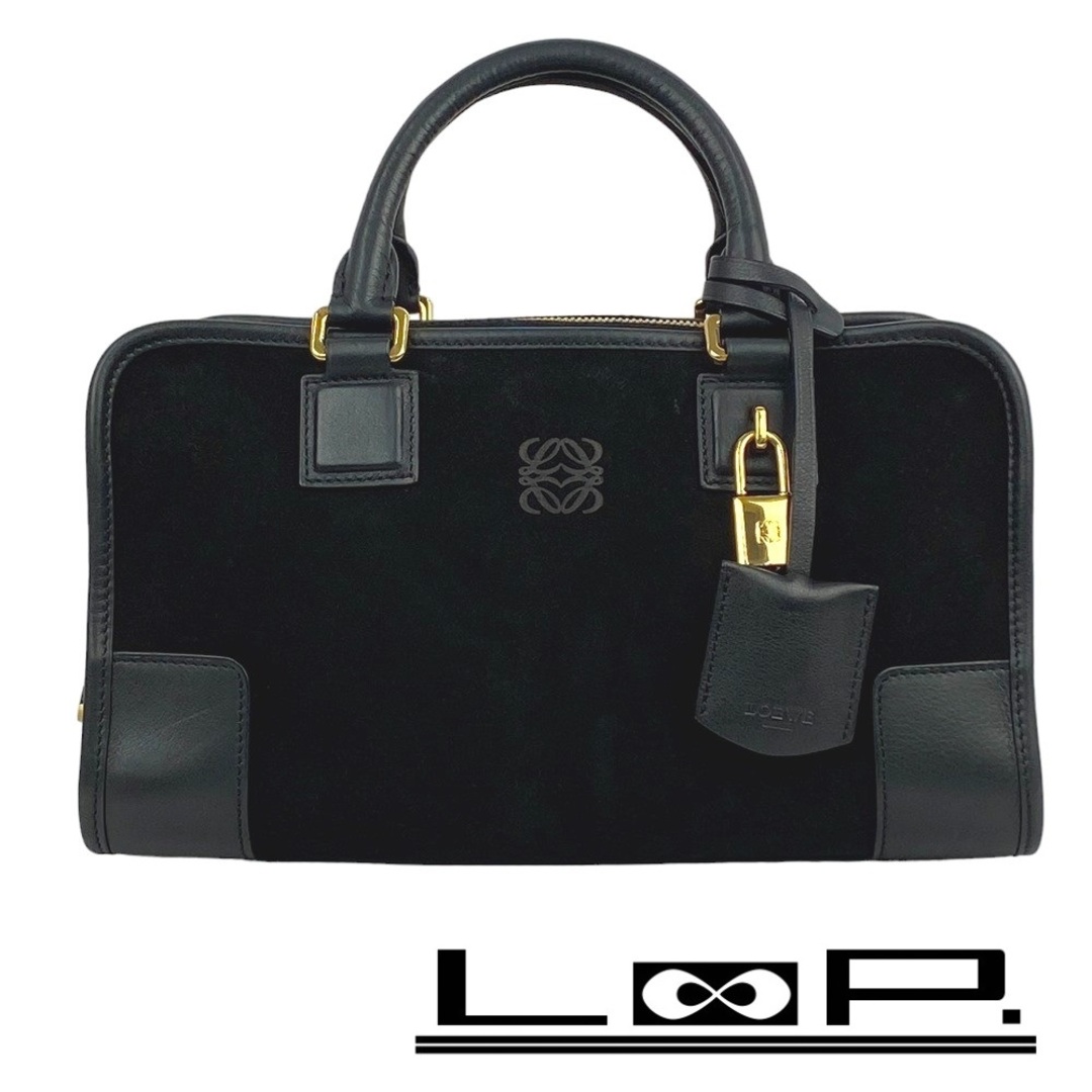 LOEWE - □美品□ ロエベ アマソナ 28 ハンド バッグ スエード LOEWE - □美品□ ロエベ アマソナ 28 ハンド バッグ スエード