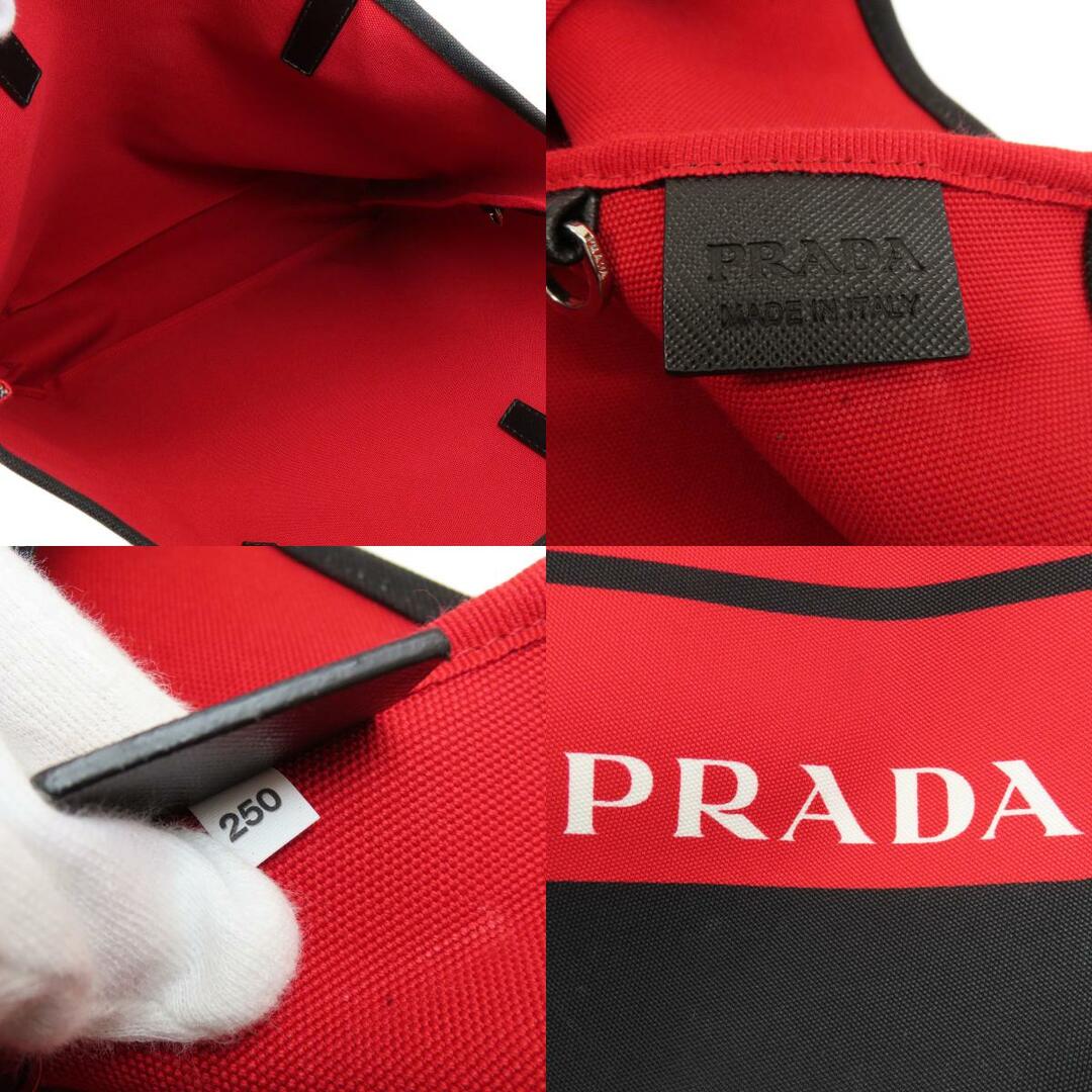 PRADA(プラダ)のPRADA ロゴ トートバッグ キャンバス レディース レディースのバッグ(トートバッグ)の商品写真
