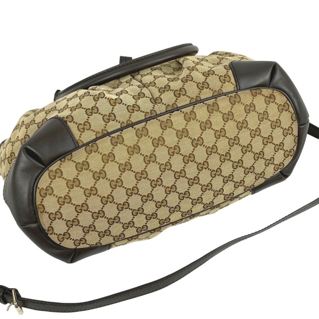 Gucci(グッチ)の■中古■　グッチ 2WAY バッグ インターロッキング キャンバス ベージュ ブラウン 285730 【135057】 レディースのバッグ(ハンドバッグ)の商品写真