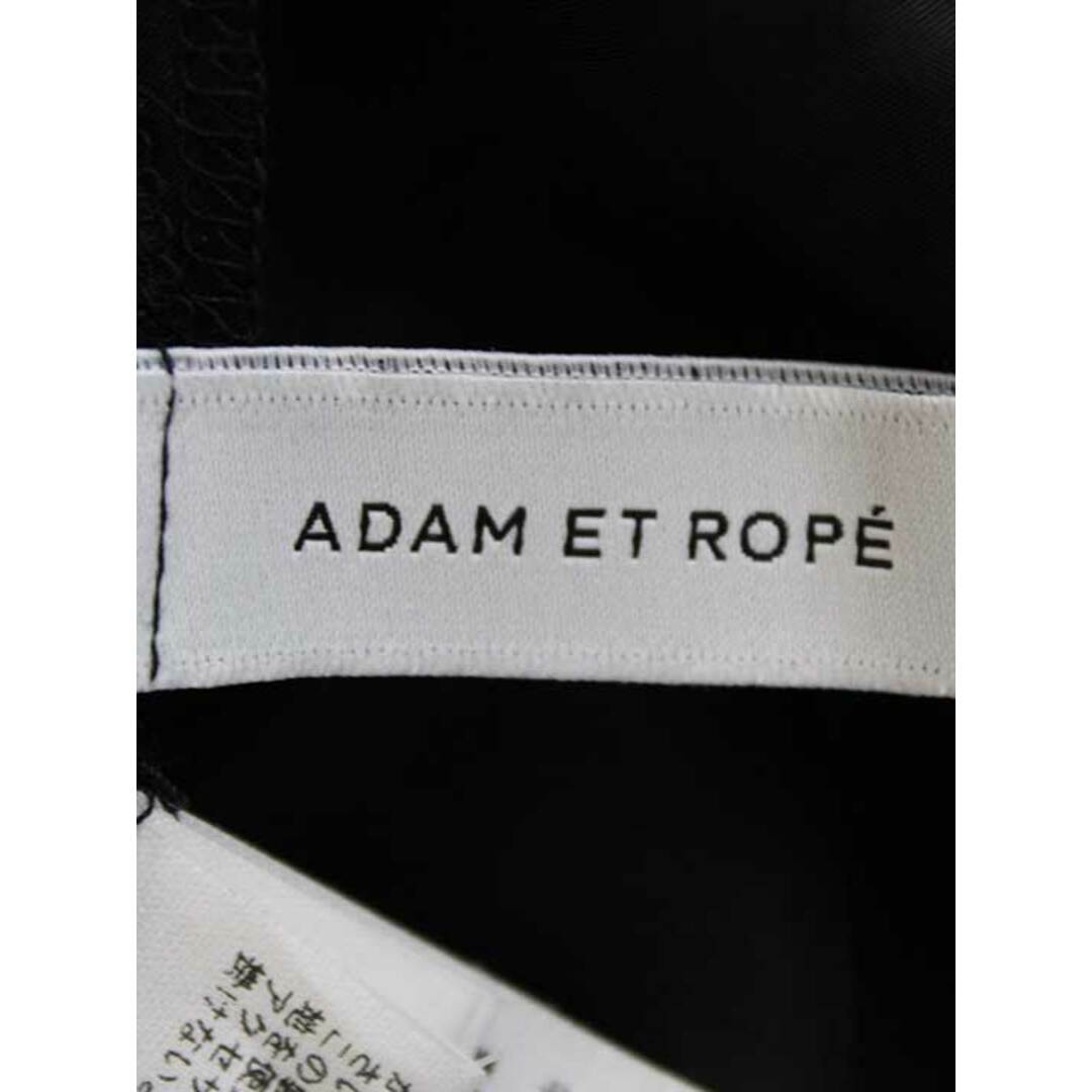 Adam et Rope'(アダムエロぺ)の【春夏物 新入荷】‡ADAM ET ROPE'/アダムエロペ‡フクレジャガードシャーリングスカート/ロング丈 ブラック/黒 レディース  38【中古】春夏  614042 レディースのスカート(その他)の商品写真