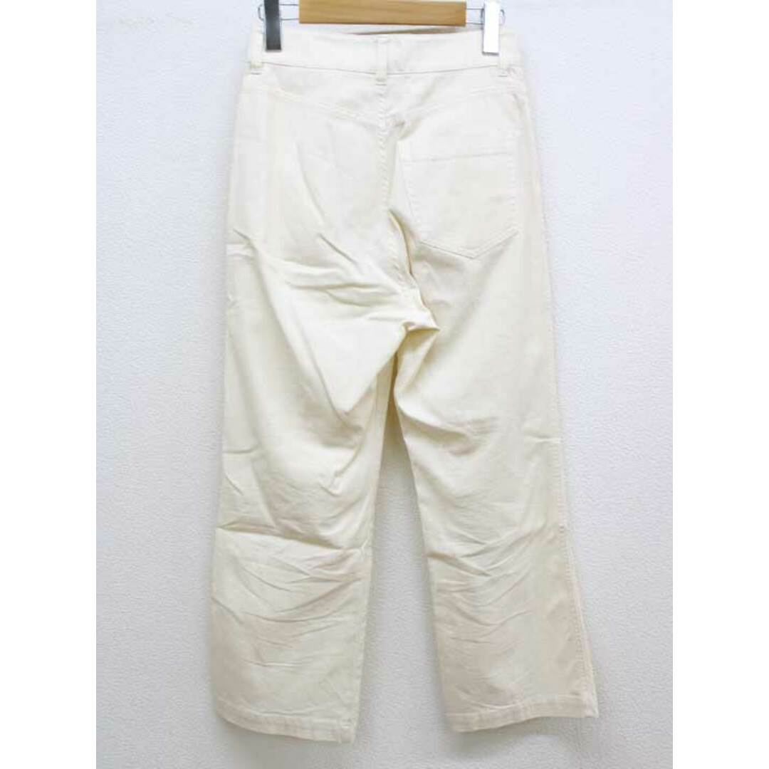 MACPHEE(マカフィー)の【春夏物 新入荷】‡MACPHEE/マカフィー‡コットントレッチオックスフォードストレートパンツ/十分丈 アイボリー レディース 32 【中古】春夏 514042 レディースのパンツ(その他)の商品写真