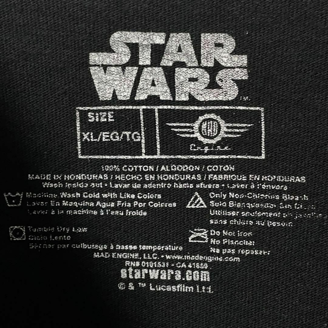 スターウォーズ アメリカ古着 反乱軍ビッグプリントTシャツ ブラック メンズ メンズのトップス(Tシャツ/カットソー(半袖/袖なし))の商品写真