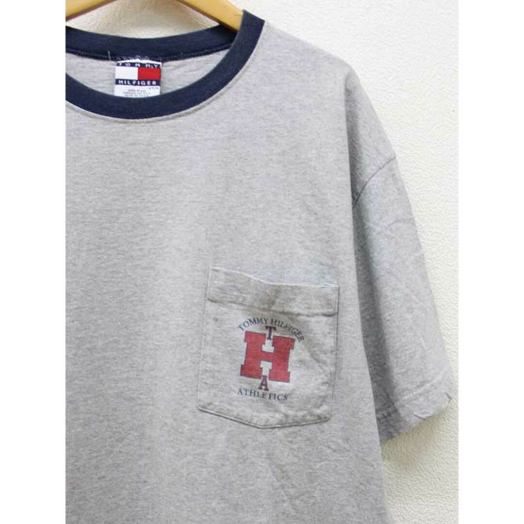 TOMMY HILFIGER(トミーヒルフィガー)の【新入荷】■TOMMY HILFIGER/トミーヒルフィガー■ポケットTシャツ/半袖  ライトグレー メンズ S/P【中古】春夏秋冬 514042 メンズのトップス(Tシャツ/カットソー(半袖/袖なし))の商品写真