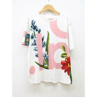 【新入荷】■Desigual/デシグアル■プリントTシャツ/半袖 マルチカラー メンズ M【中古】春夏秋冬 514042