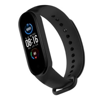 Xiaomi miband 7/6/5 交換バンド　ブラック(ラバーベルト)