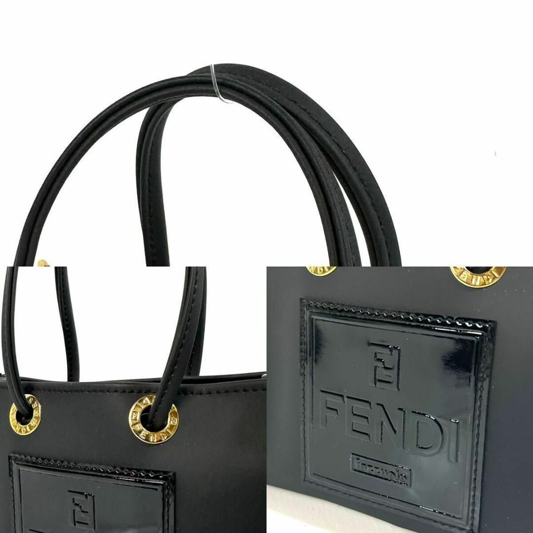 FENDI(フェンディ)の【新品同様】FENDI ミニバッグ ポーチ スカーフ セット FF柄 箱付き レディースのバッグ(その他)の商品写真