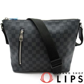 ルイヴィトン(LOUIS VUITTON)のルイ・ヴィトン ミックPM  N41211 ダミエグラフィット メンズショルダーバッグ
 ブラック 廃盤品【中古】(ショルダーバッグ)