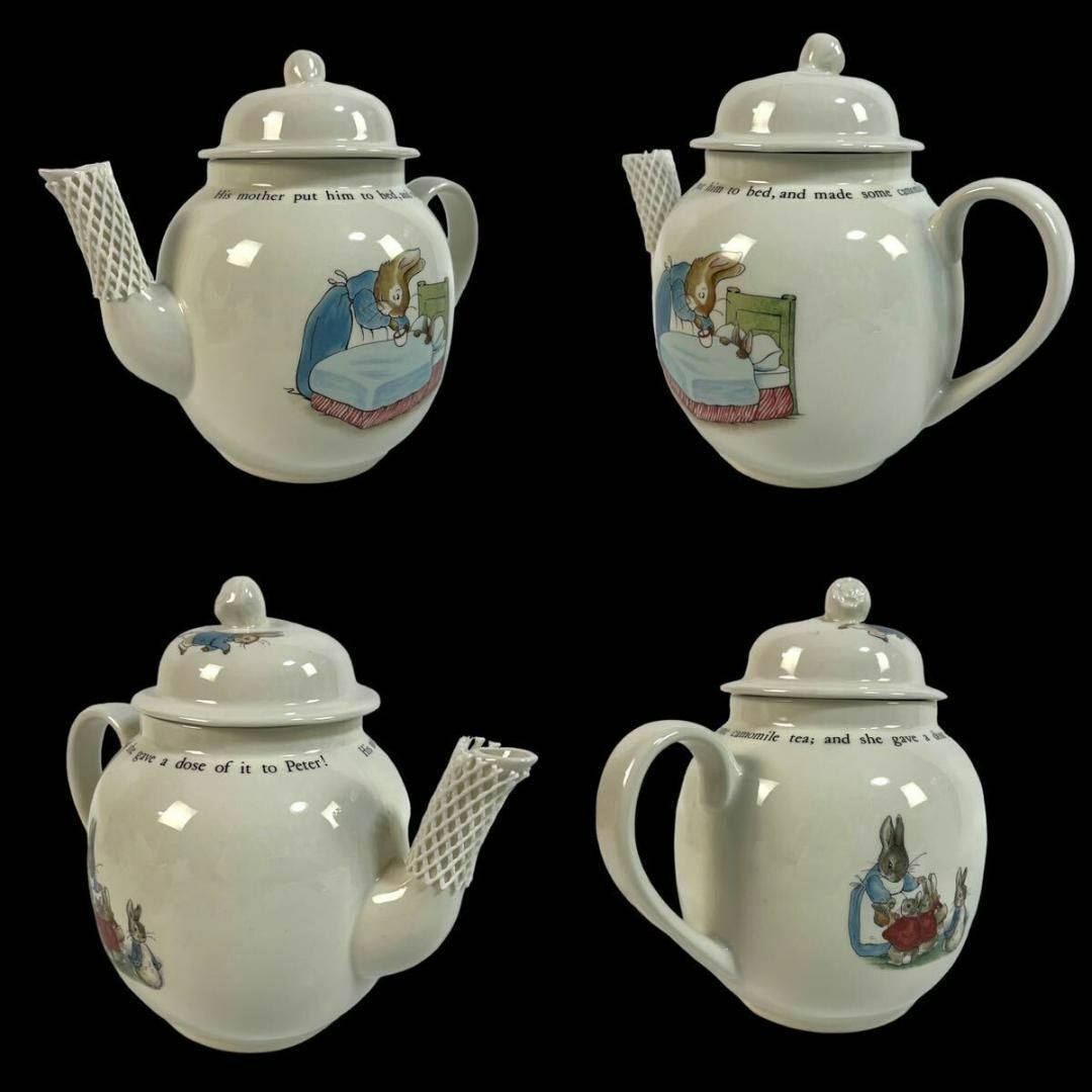 WEDGWOOD(ウェッジウッド)の【極美品】WEDGWOOD ピーターラビット ティーセット  3個セット 英国製 インテリア/住まい/日用品のキッチン/食器(グラス/カップ)の商品写真