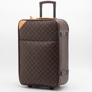 ルイヴィトン(LOUIS VUITTON)のルイヴィトン モノグラム ペガス 55 M23294 レザー スーツケース キャリーケース バッグ 出張 旅行 トランク A4 メンズ EEM W32-4(トラベルバッグ/スーツケース)