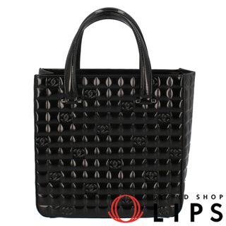 シャネル(CHANEL)のシャネル チョコバーライン ハンドバッグ  パテントレザー レディースハンドバッグ
 ブラック【中古】(ハンドバッグ)