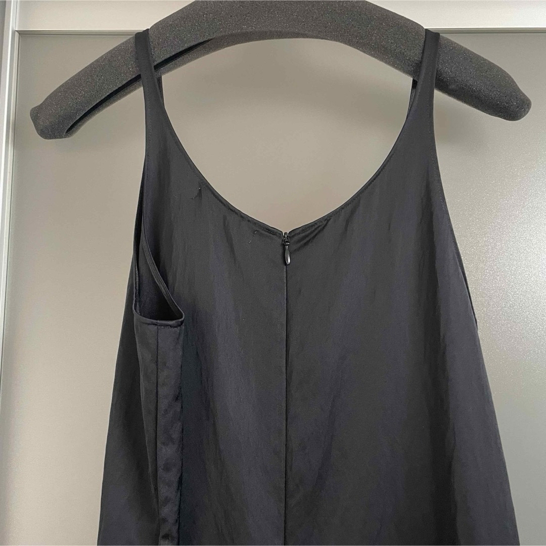 DIGNE satin tank one piece BLACK サイズ2 レディースのワンピース(ロングワンピース/マキシワンピース)の商品写真