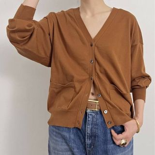 アパルトモンドゥーズィエムクラス(L'Appartement DEUXIEME CLASSE)のアパルトモン BASIC KNIT CARDIGAN(カーディガン)