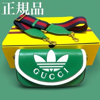 グッチ(Gucci)の【正規品】GUCCI グッチ ロゴ アディダス コラボ カバン ショルダーバッグ(ショルダーバッグ)