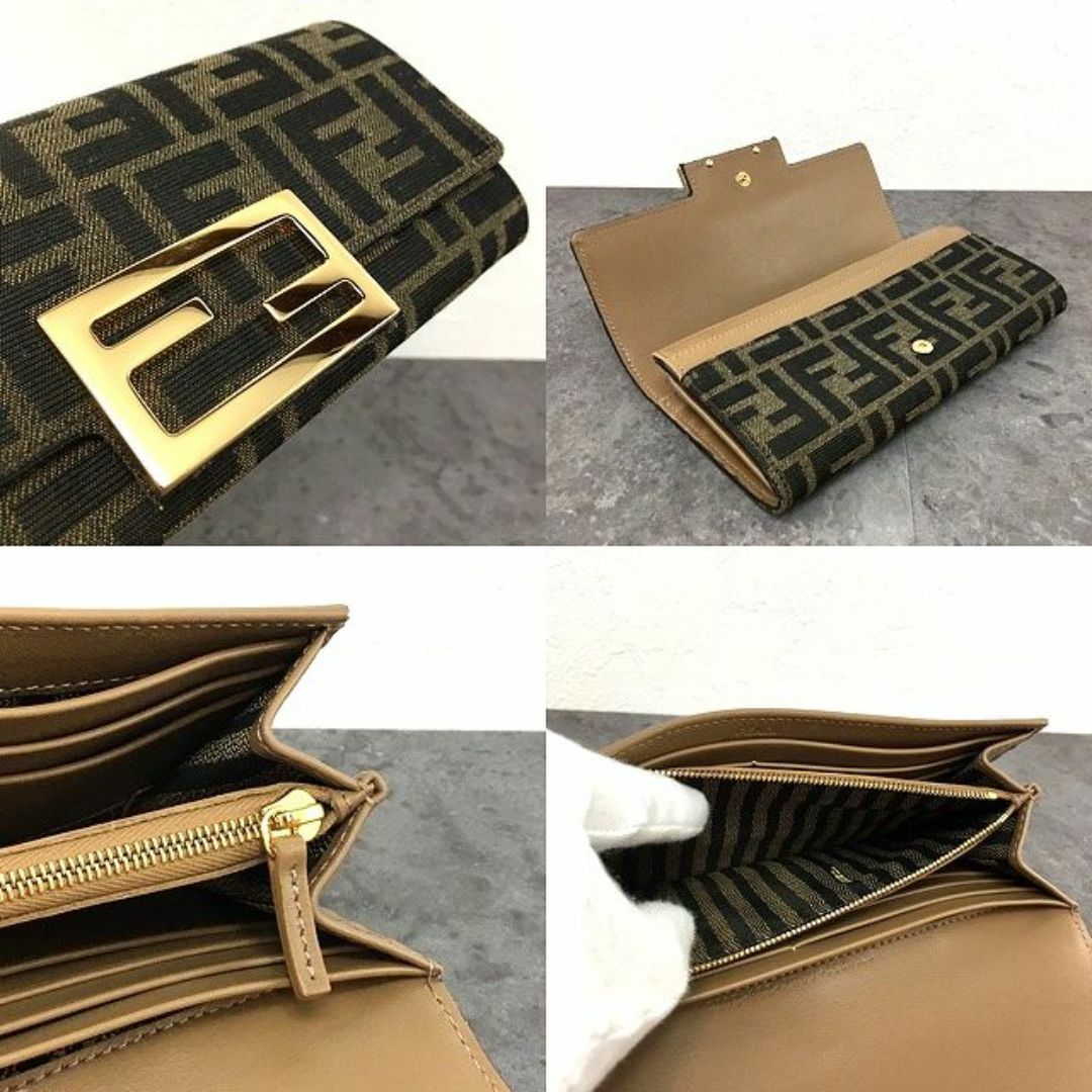 FENDI(フェンディ)の478 極美品 フェンディ 長財布 8M0251 ズッカ柄 箱付き 478 レディースのファッション小物(財布)の商品写真