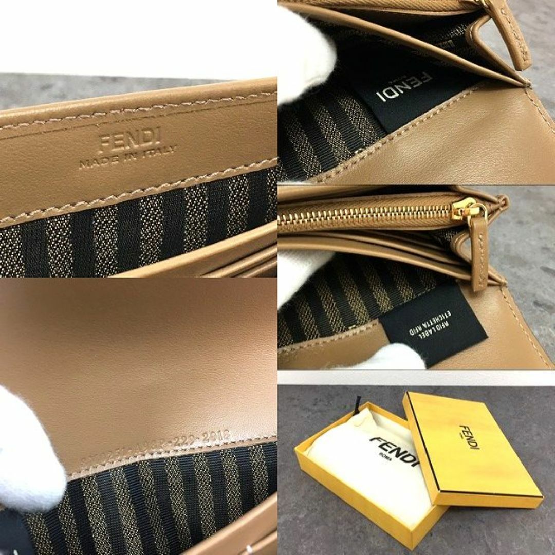 FENDI(フェンディ)の478 極美品 フェンディ 長財布 8M0251 ズッカ柄 箱付き 478 レディースのファッション小物(財布)の商品写真