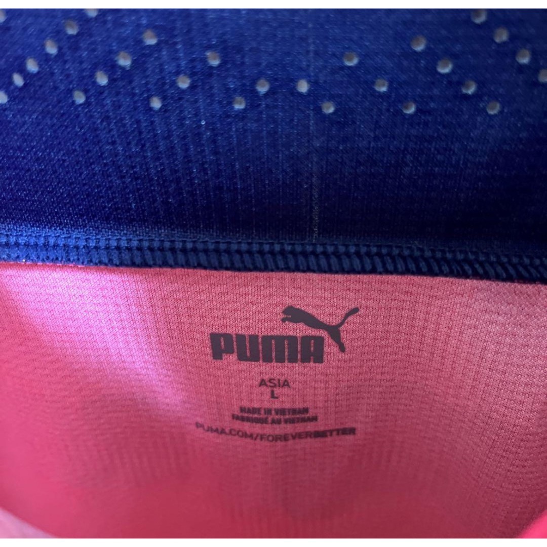 PUMA(プーマ)のプーマ セレッソ大阪 ユニフォーム L 刺繍ロゴ 半2020 半袖タグ付 未使用 スポーツ/アウトドアのサッカー/フットサル(ウェア)の商品写真