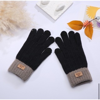 【即購入OK】手袋 ブラック 黒 ブラウン 男女兼用 グローブ アウトドア 韓国(手袋)