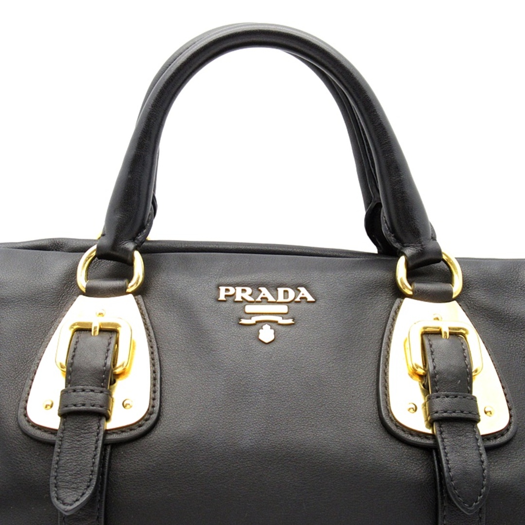 PRADA(プラダ)のプラダ 2WAYハンドバッグ  BN1903 ラムスキン レディースハンドバッグ
 ブラック(NERO)【中古】 レディースのバッグ(ハンドバッグ)の商品写真