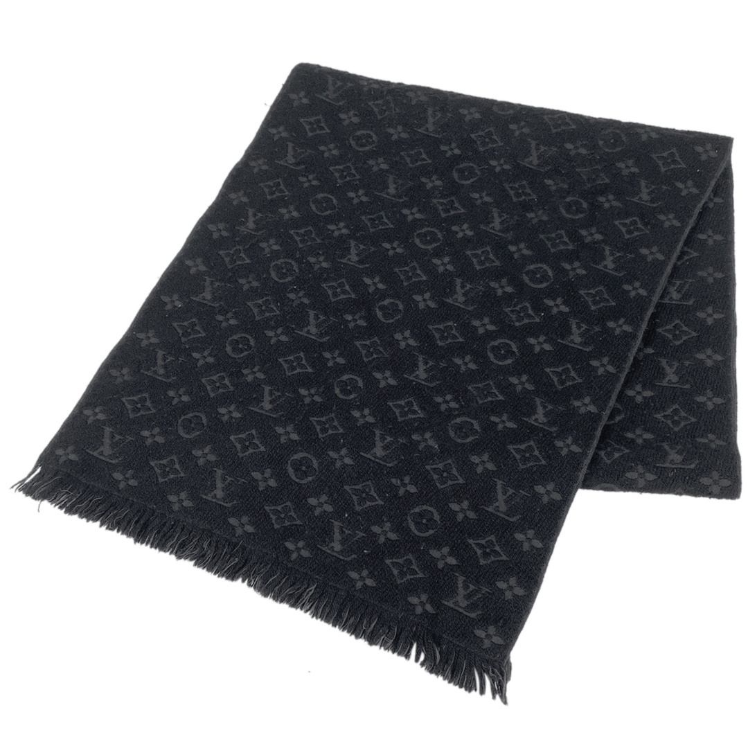ルイヴィトン 超美品 カシミヤ ストール レイキャビック 黒x ルイヴィトン 超美品 カシミヤ ストール レイキャビック 黒x