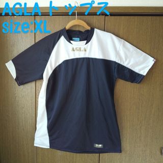 AGLA Tシャツ トップス XL 2L LL フットサル 大きいサイズ(ウェア)