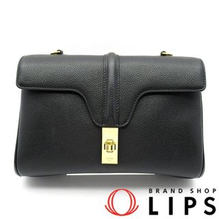 セリーヌ(celine)のセリーヌ ティーン ソフト16  196853 カーフ レディースショルダーバッグ
 ブラック【中古】(ショルダーバッグ)