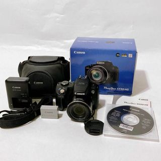 キヤノン(Canon)の【美品】Canon PowerShot SX50HS キヤノン デジタルカメラ(コンパクトデジタルカメラ)