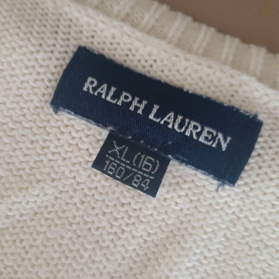 Ralph Lauren(ラルフローレン)の【ユーズド】ラルフローレン　ワンポイントベスト(S)　スクールベスト　春夏秋 レディースのトップス(ベスト/ジレ)の商品写真