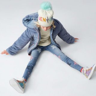 ベビーギャップ(babyGAP)の【定価半額以下】babyGAP♡新品♡95♡スーパーデ二ム・星柄(パンツ/スパッツ)