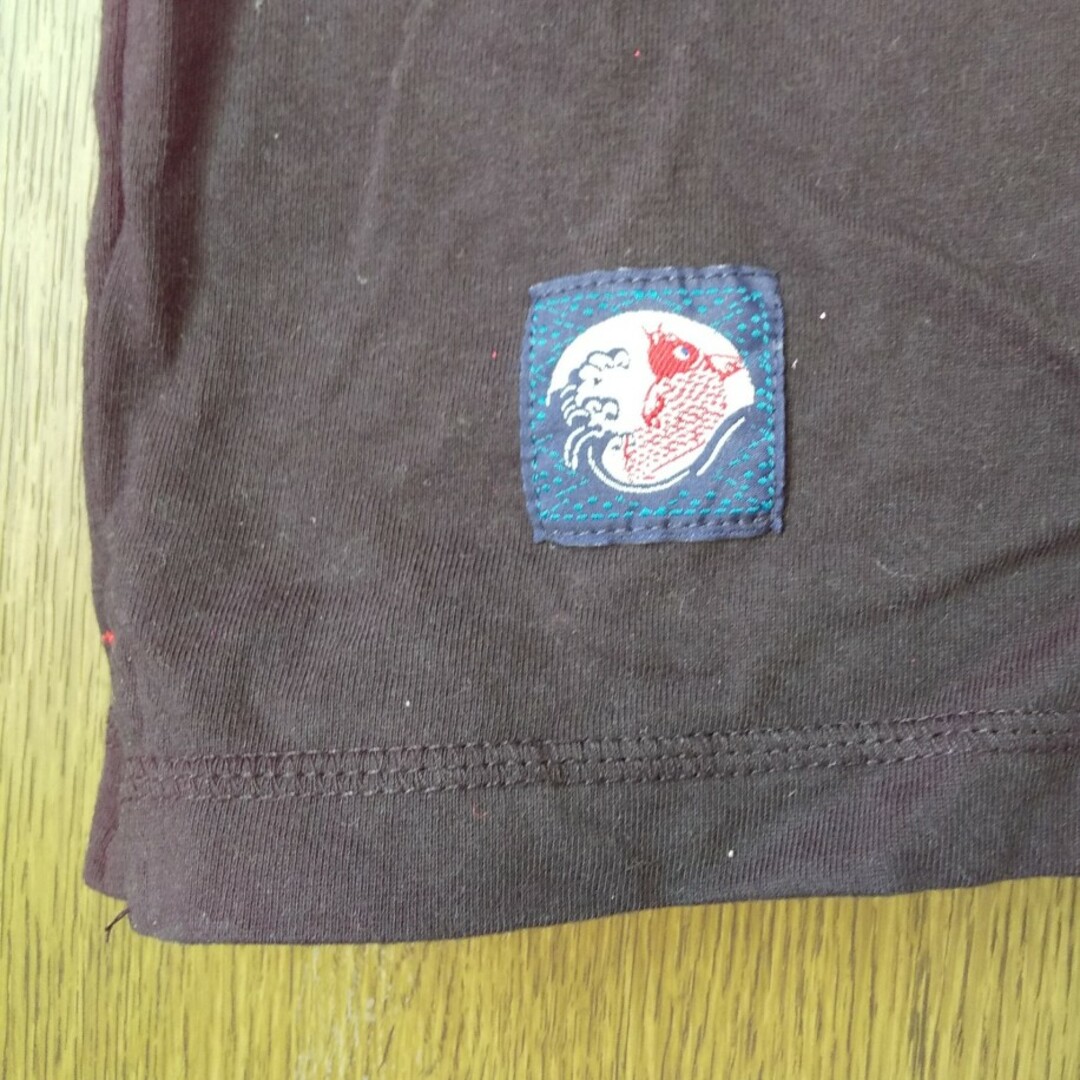 メンズ 和柄 半袖 トップス スキッパー 3L 大きいサイズ 和風 ポロシャツ メンズのトップス(Tシャツ/カットソー(半袖/袖なし))の商品写真