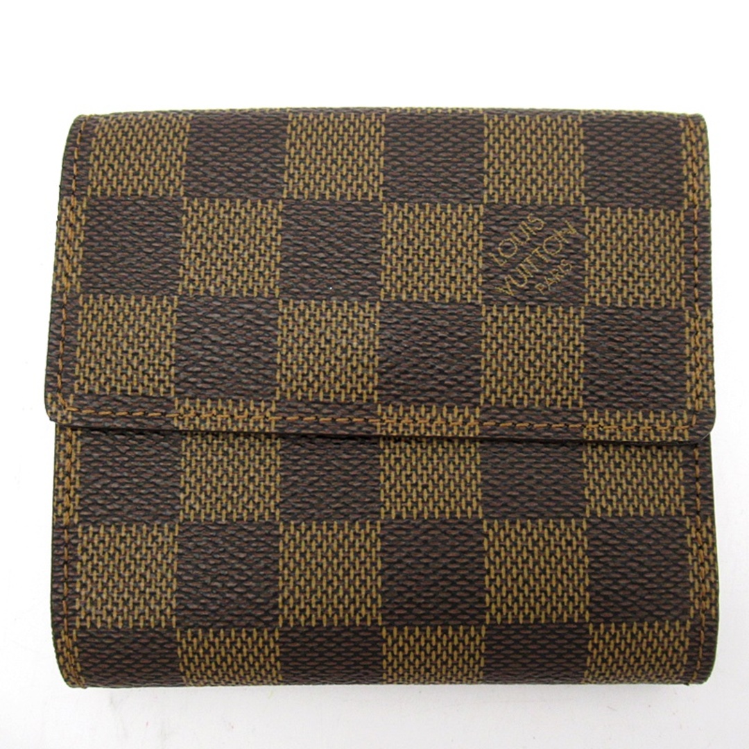 LOUIS VUITTON(ルイヴィトン)のルイ・ヴィトン ポルトモネ ビエ カルト クレディ  N61652 ダミエ レディース ブラウン【中古】 レディースのファッション小物(財布)の商品写真