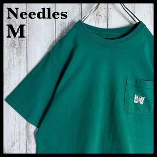 Needles - 【希少カラー】ニードルス☆パピヨン刺繍ロゴ入りTシャツ ワンポイント 蝶