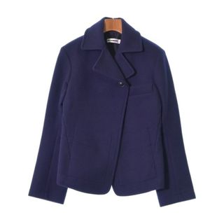 ジルサンダー(Jil Sander)のJIL SANDER ジルサンダー コート（その他） 36(XS位) 紺 【古着】【中古】(その他)