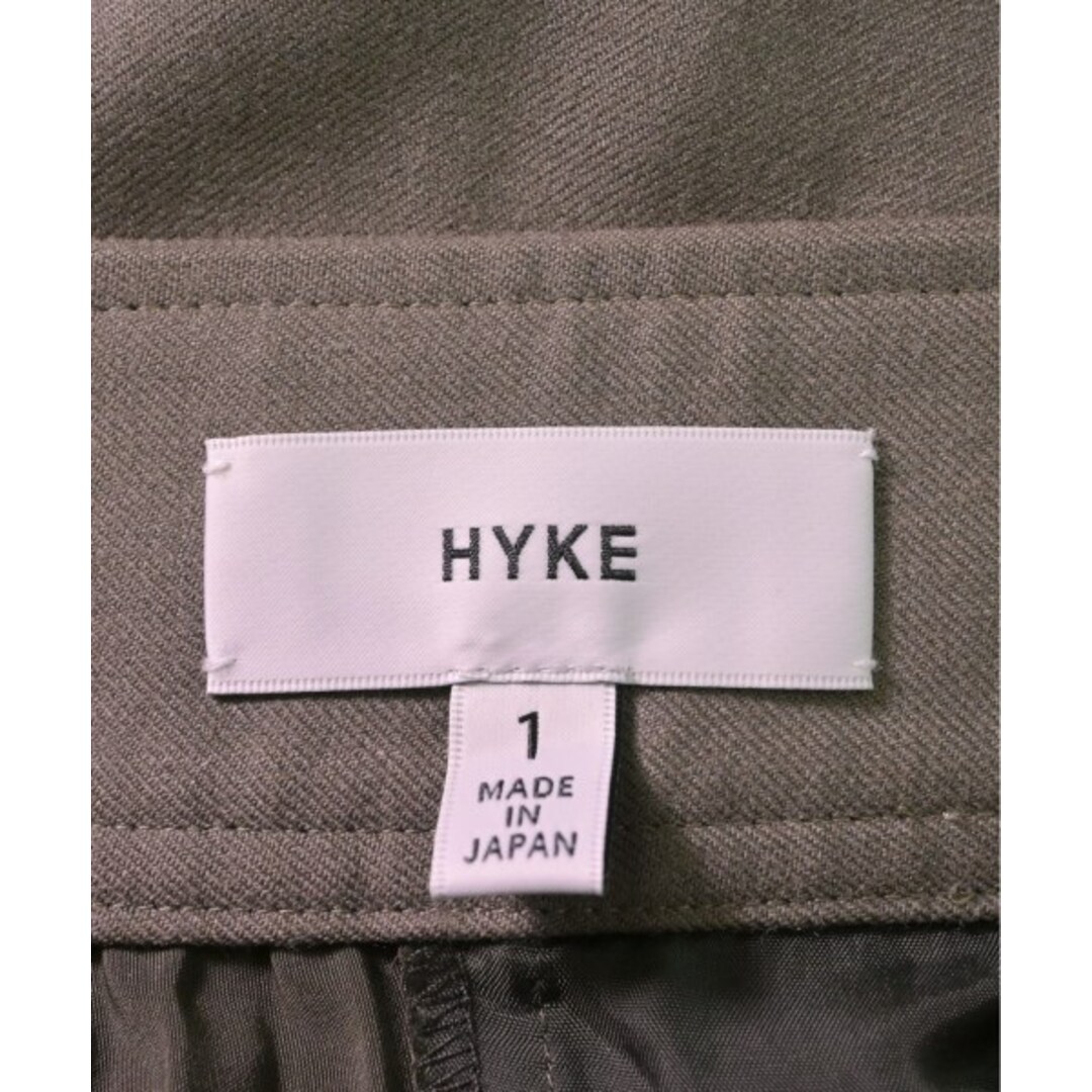 HYKE(ハイク)のHYKE ハイク ロング・マキシ丈スカート 1(S位) カーキ 【古着】【中古】 レディースのスカート(ロングスカート)の商品写真