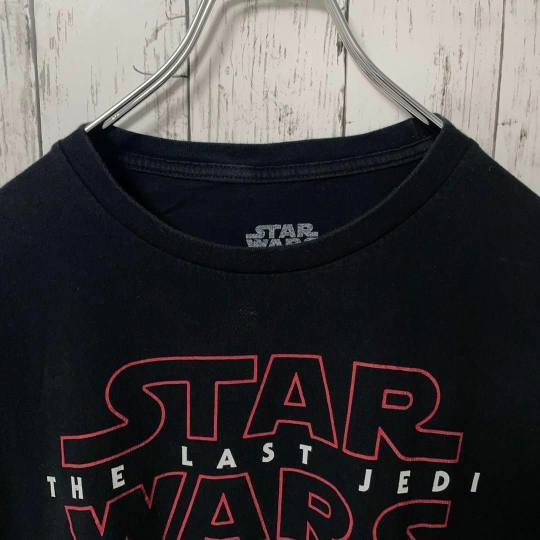 スターウォーズ アメリカ古着 ビッグプリントラストジェダイTシャツブラックメンズ メンズのトップス(Tシャツ/カットソー(半袖/袖なし))の商品写真