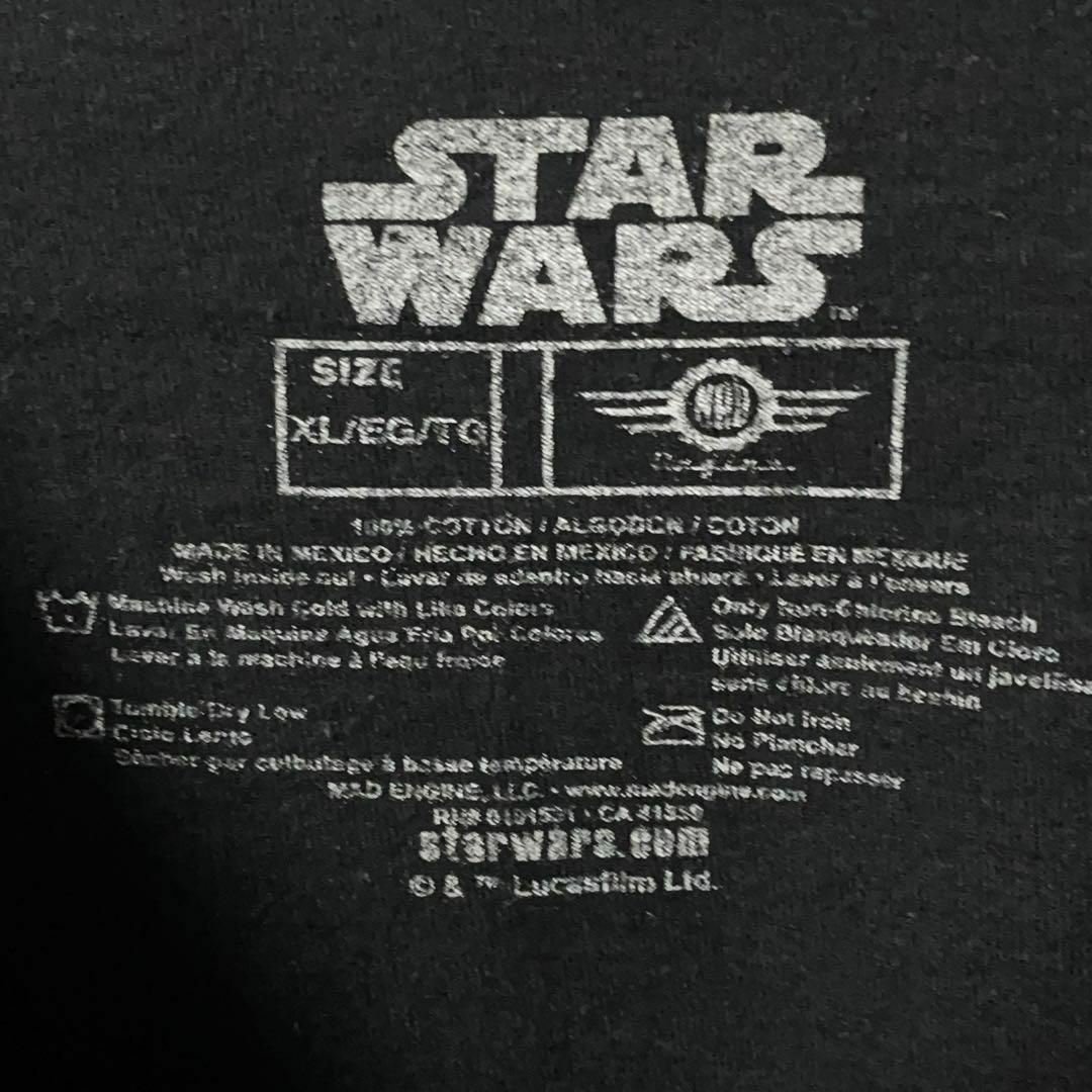 スターウォーズ アメリカ古着 ビッグプリントラストジェダイTシャツブラックメンズ メンズのトップス(Tシャツ/カットソー(半袖/袖なし))の商品写真