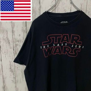 スターウォーズ アメリカ古着 ビッグプリントラストジェダイTシャツブラックメンズ(Tシャツ/カットソー(半袖/袖なし))