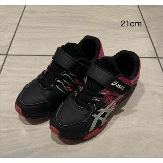 アシックス(asics)のアシックス レーザービーム 21cm ブラック キッズ asics(スニーカー)