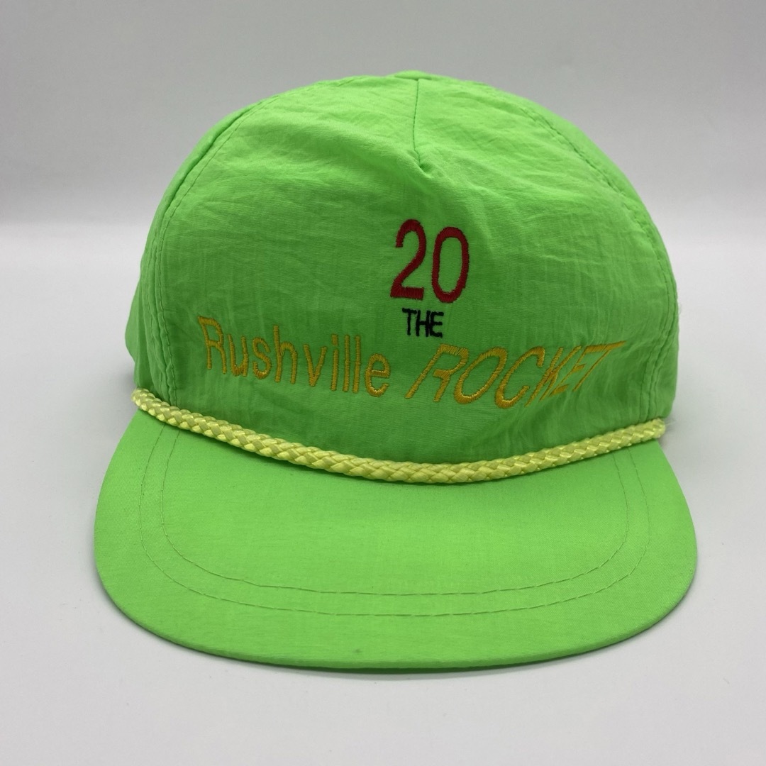 VINTAGE(ヴィンテージ)の90s　ヴィンテージ　KC製　刺繍ロゴ　トラッカーキャップ　スナップバック メンズの帽子(キャップ)の商品写真