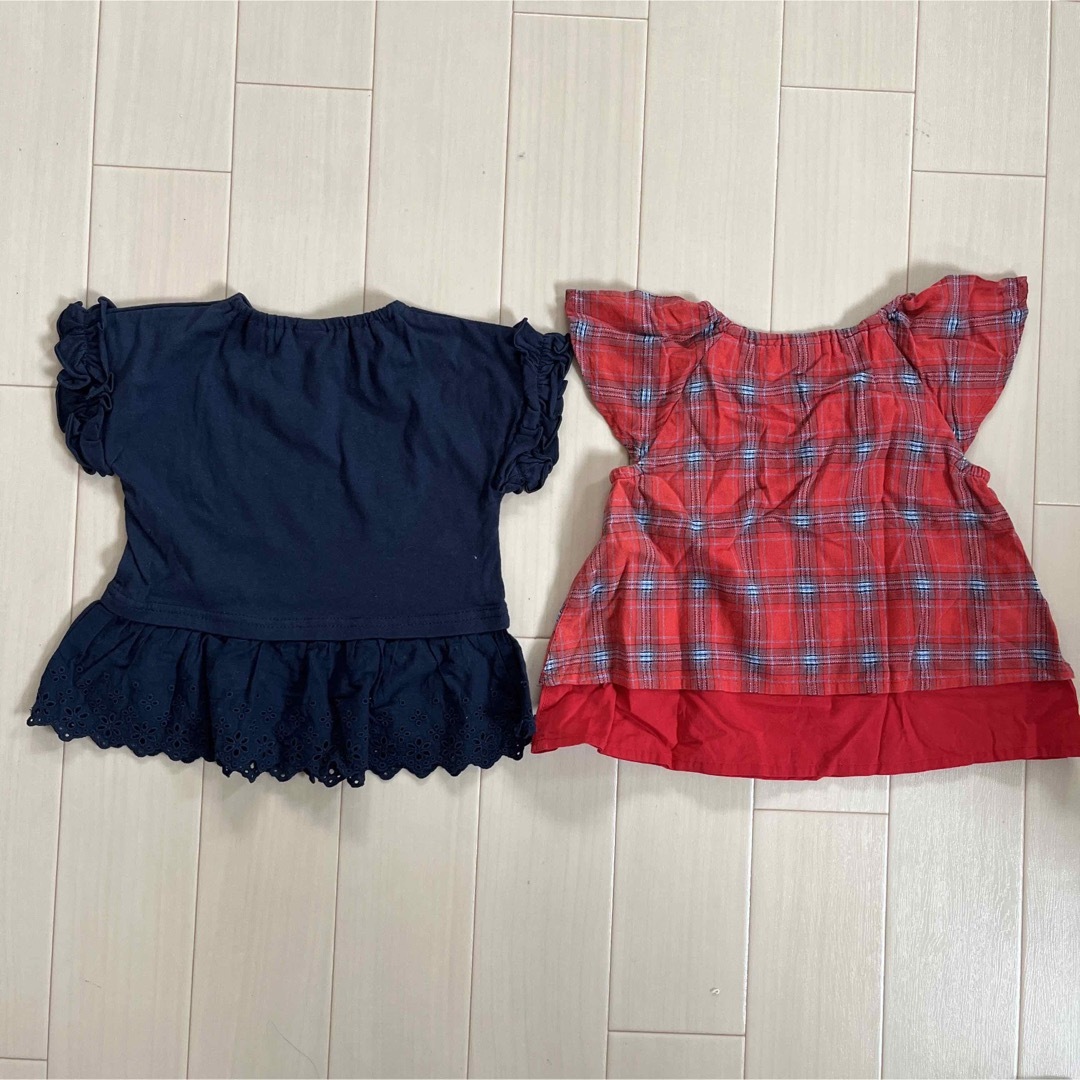 90-95♡半袖　7点まとめ売り キッズ/ベビー/マタニティのキッズ服女の子用(90cm~)(Tシャツ/カットソー)の商品写真