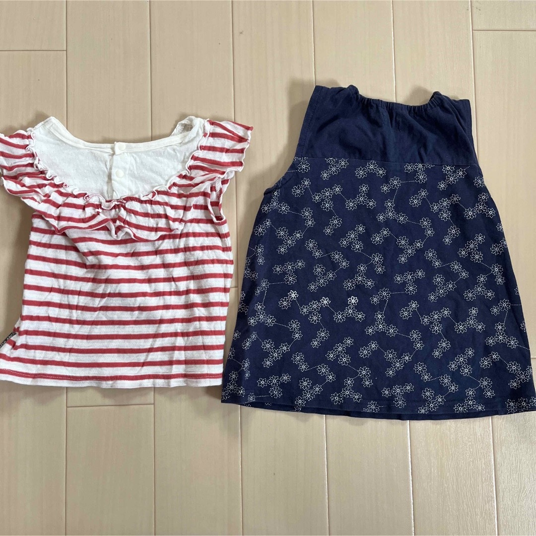 90-95♡半袖　7点まとめ売り キッズ/ベビー/マタニティのキッズ服女の子用(90cm~)(Tシャツ/カットソー)の商品写真