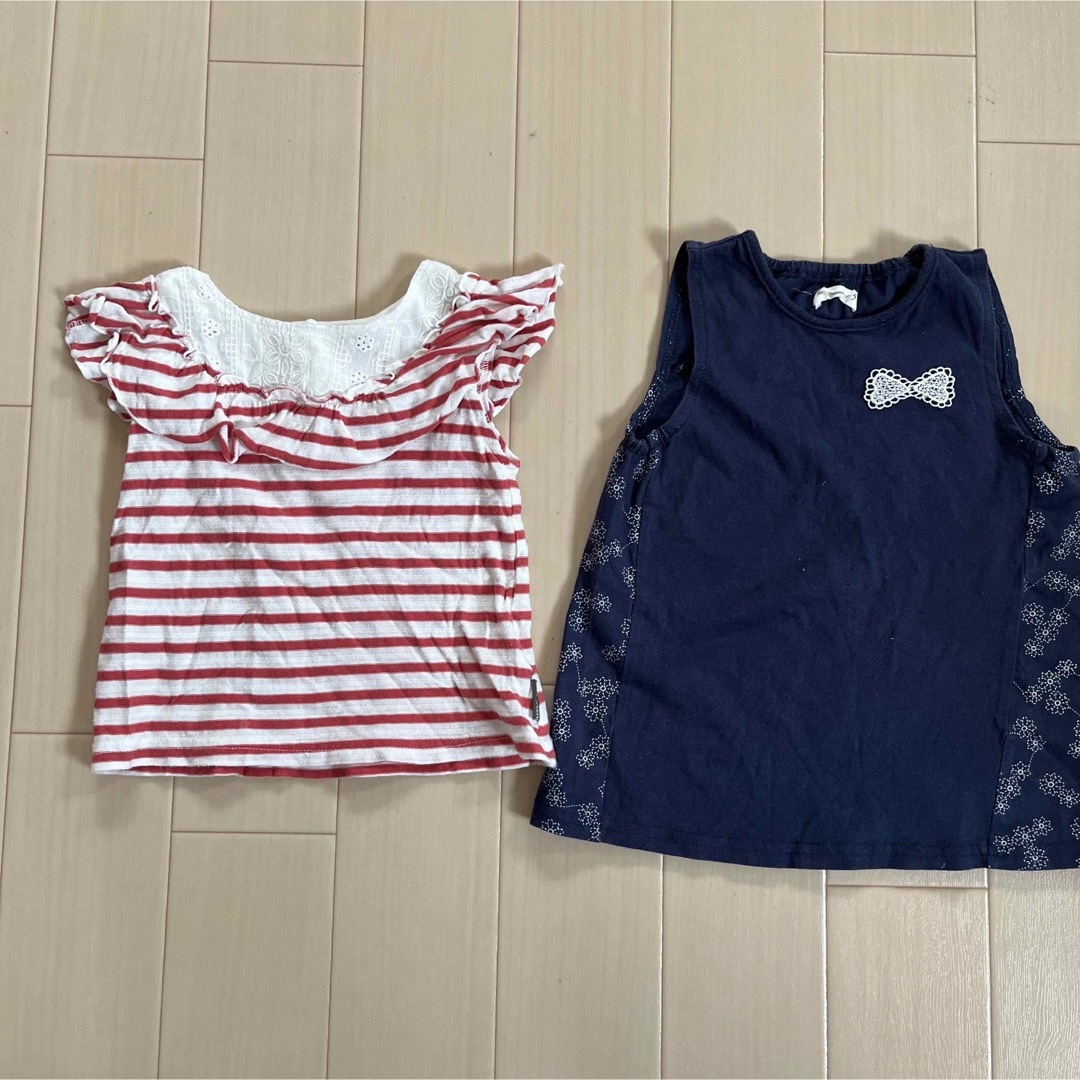 90-95♡半袖　7点まとめ売り キッズ/ベビー/マタニティのキッズ服女の子用(90cm~)(Tシャツ/カットソー)の商品写真