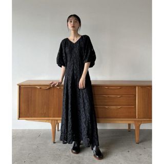 クラネ(CLANE)のCLANE VINTAGE LACE PUFF ONE PIECE(ロングワンピース/マキシワンピース)